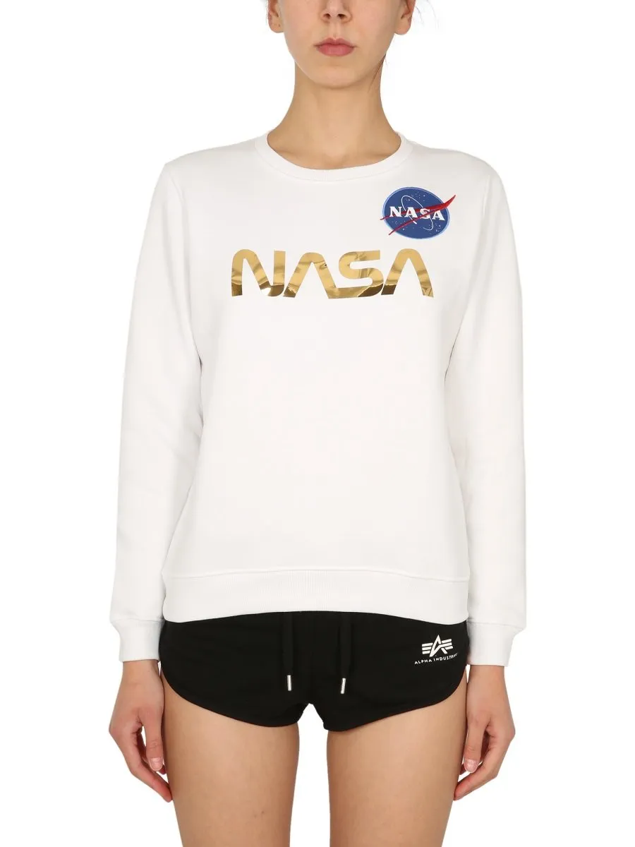 Alpha Industries Nasa Logo Sweatshirt