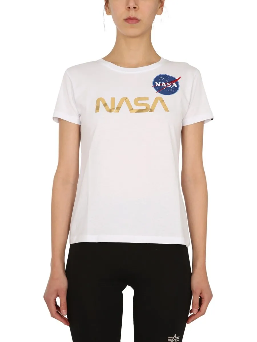 Alpha Industries Nasa Logo Graphic Top