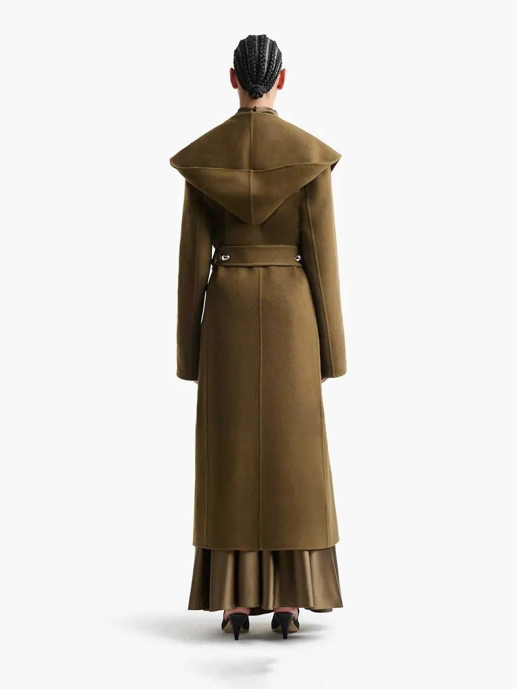 Altuzarra Cole Belted Hooded Coat