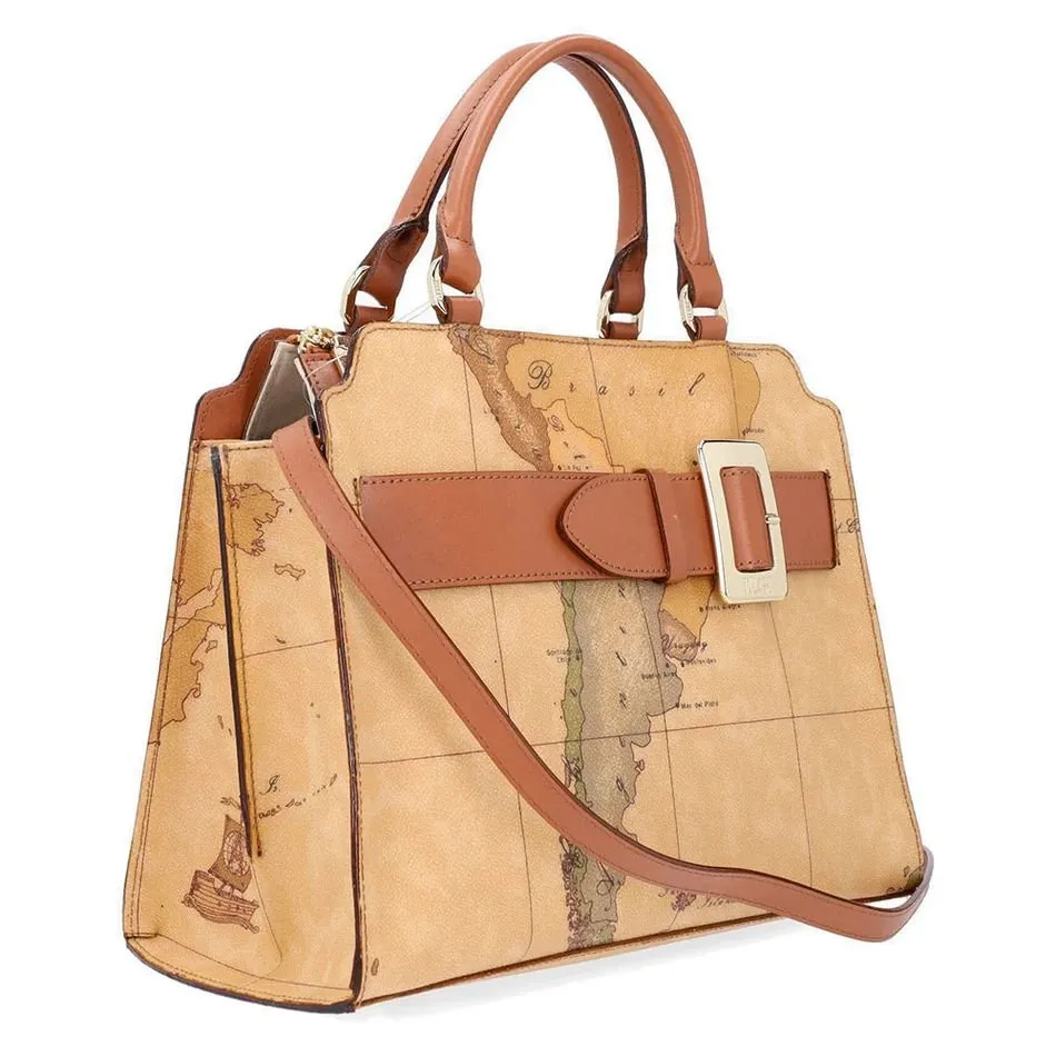 Alviero Martini Buckle-Detail Printed Tote Bag