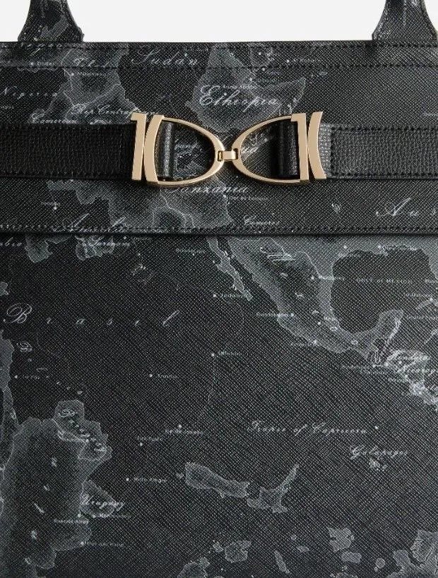 Alviero Martini Geo Map Tote Bag