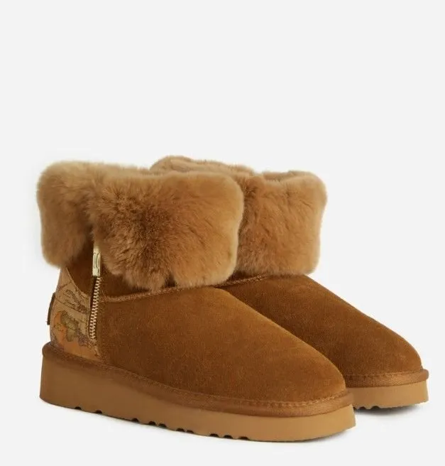 Alviero Martini Fur-Trimmed Boots