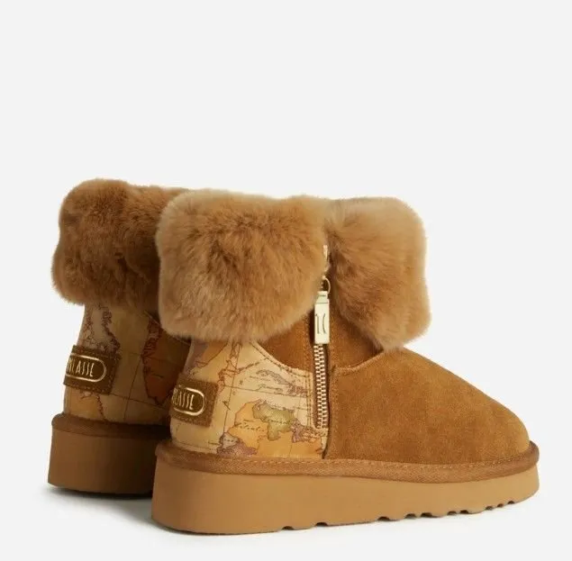 Alviero Martini Fur-Trimmed Boots