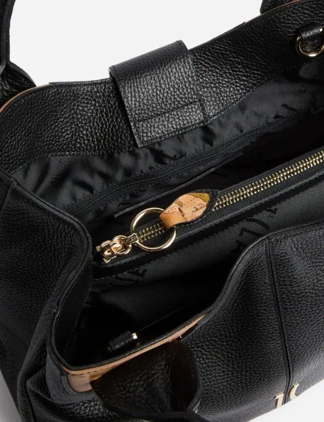 Alviero Martini Pebbled Tote Bag