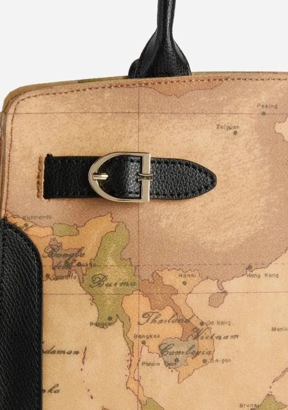 Alviero Martini Geo Map Tote Bag