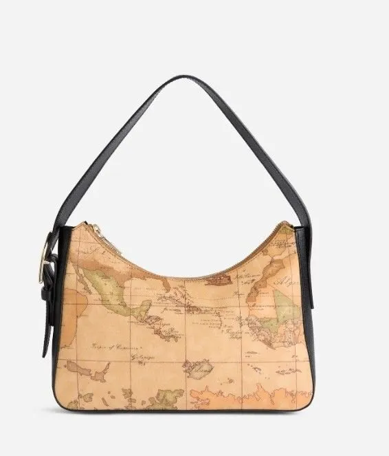 Alviero Martini Geo Map Shoulder Bag