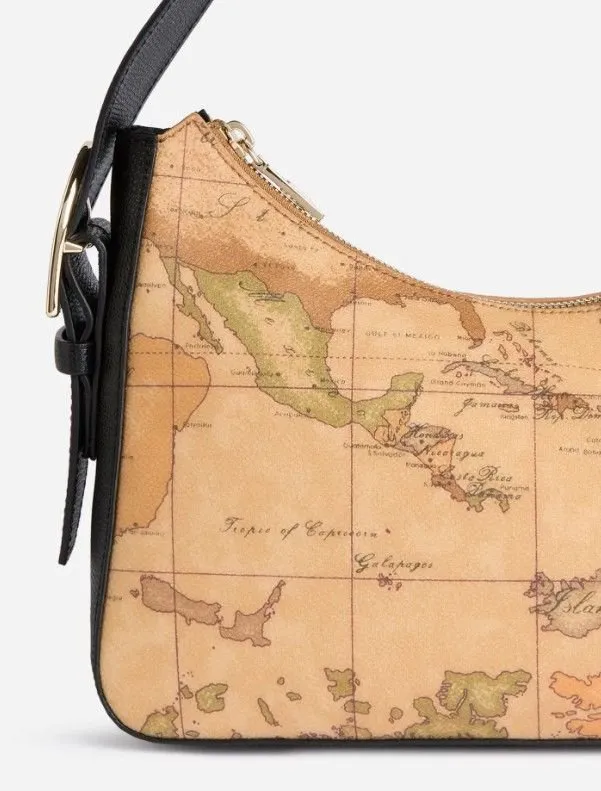 Alviero Martini Geo Map Shoulder Bag