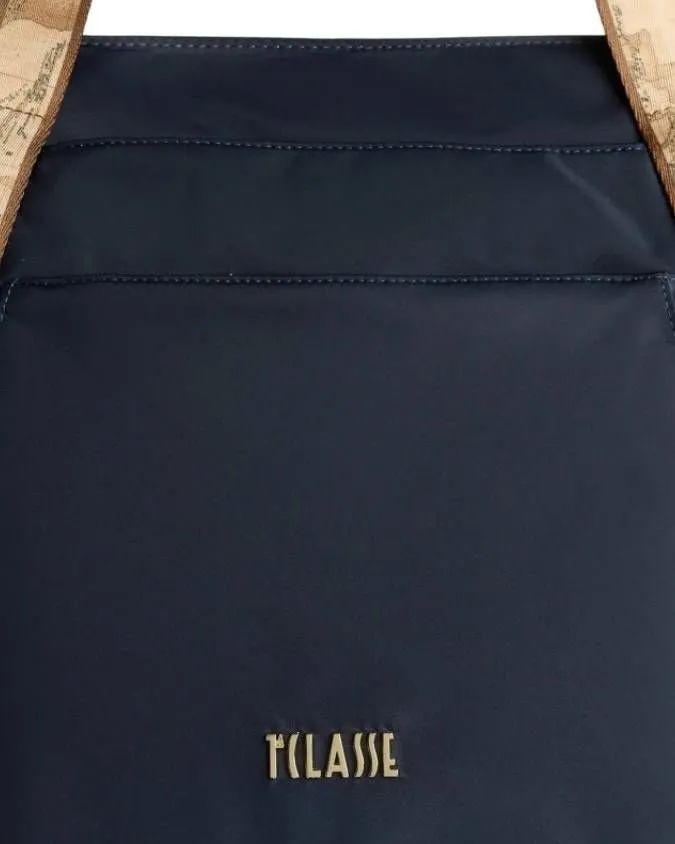 Alviero Martini Geo Map Strap Tote Bag