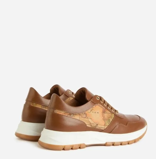 Alviero Martini Map-Print Sneakers