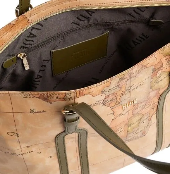Alviero Martini Geo Map Tote Bag