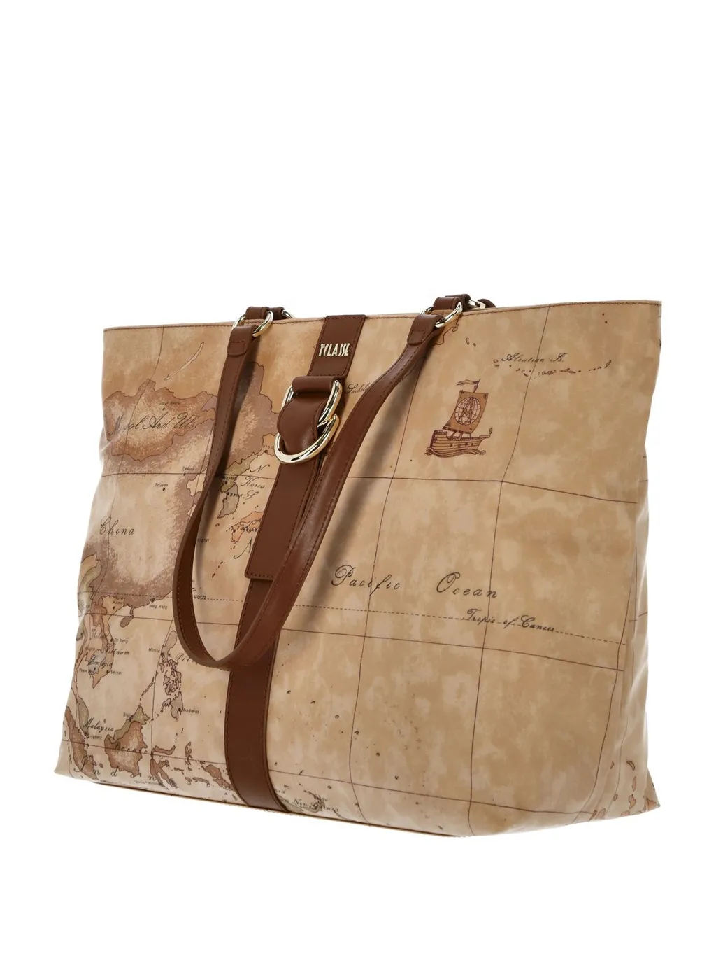 Alviero Martini Map-Print Tote Bag