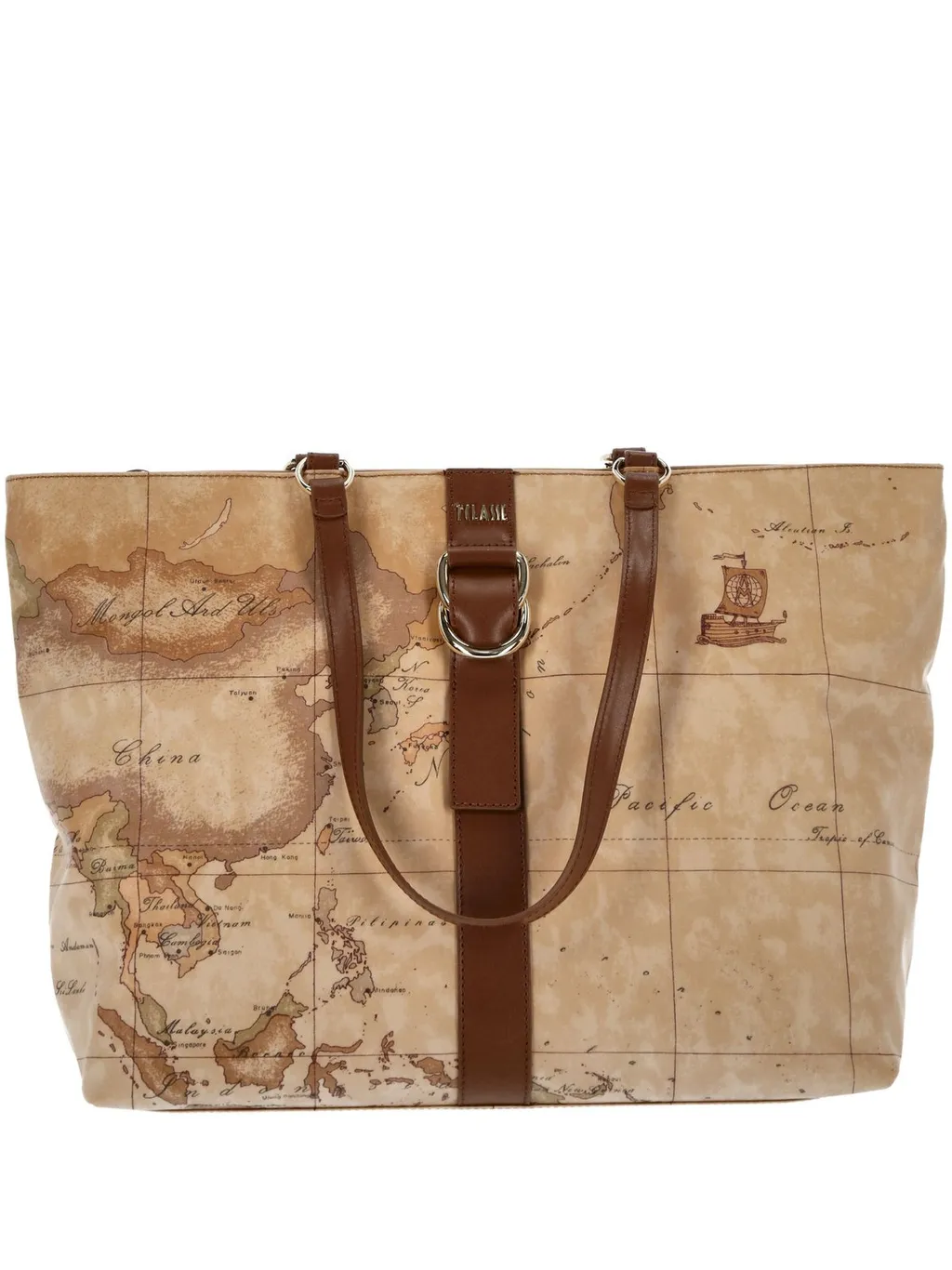 Alviero Martini Map-Print Tote Bag