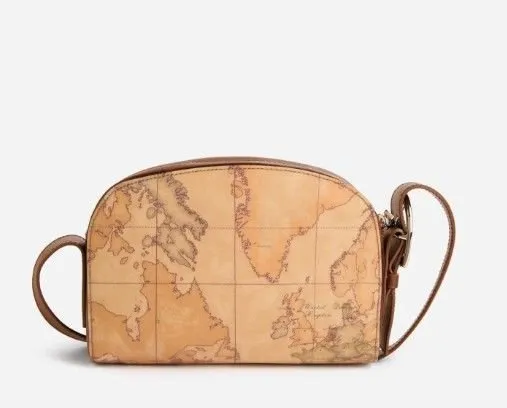 Alviero Martini Geo Map Shoulder Bag