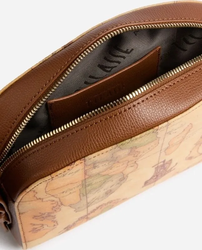 Alviero Martini Geo Map Shoulder Bag
