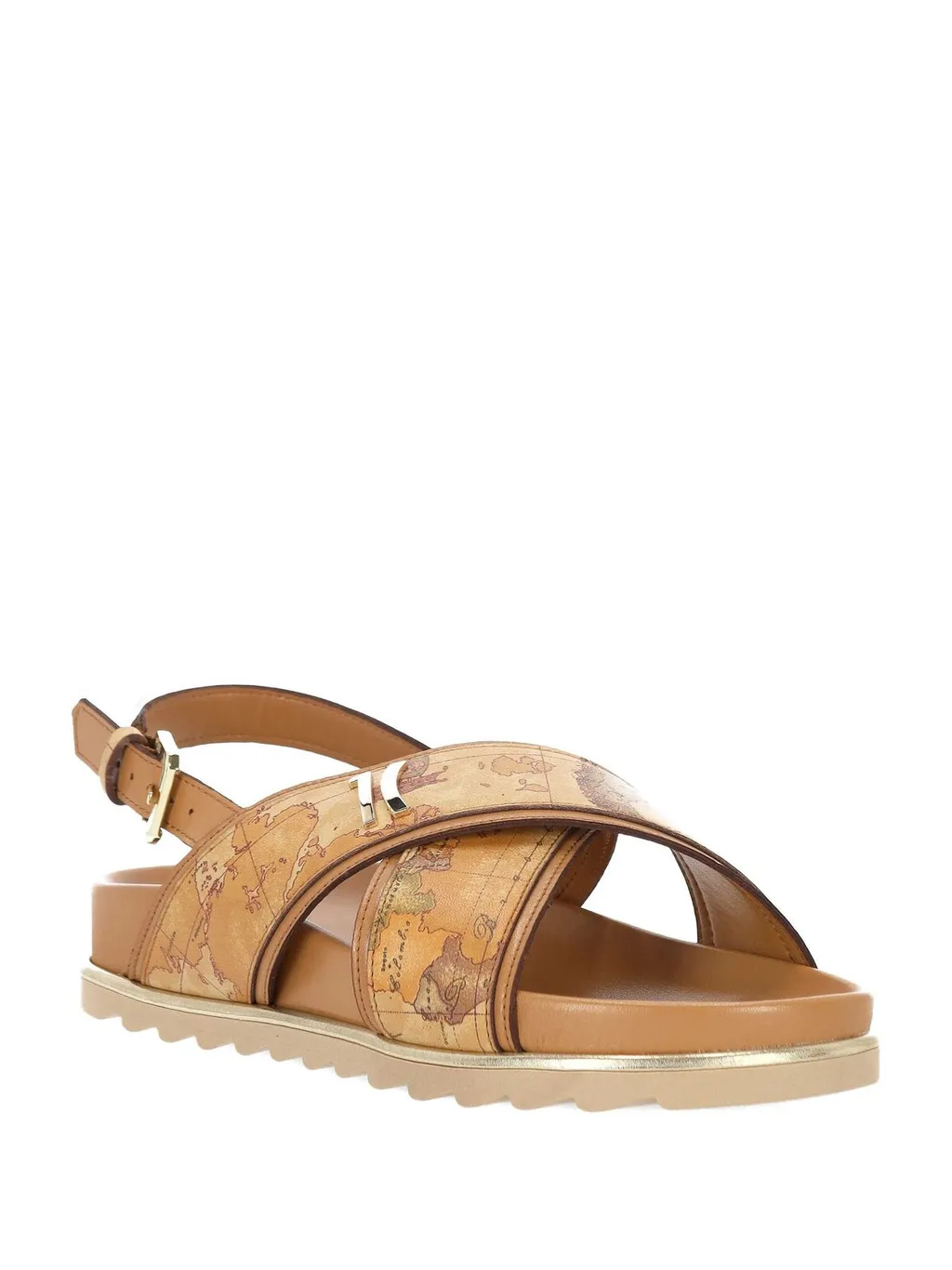 Alviero Martini Map Print Sandals