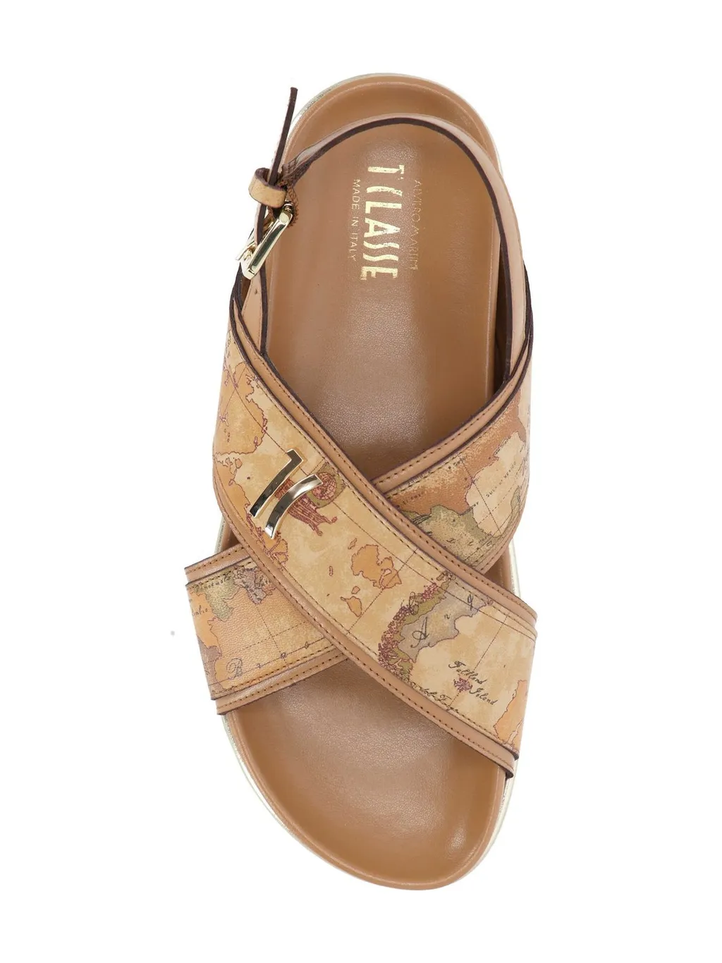 Alviero Martini Map Print Sandals