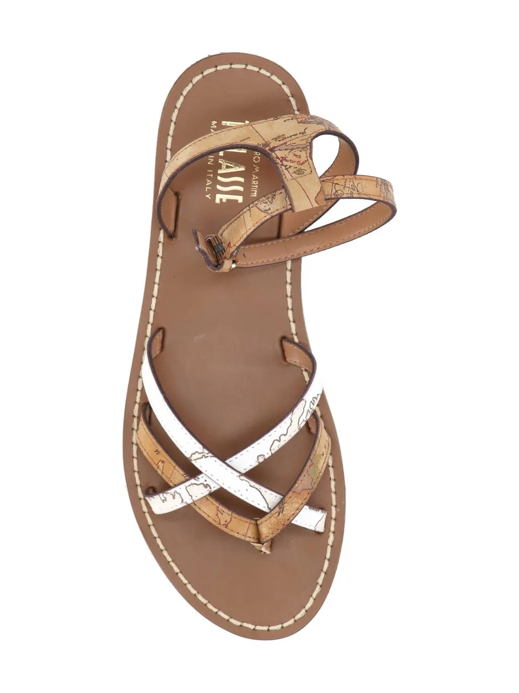 Alviero Martini Strappy Flat Sandals