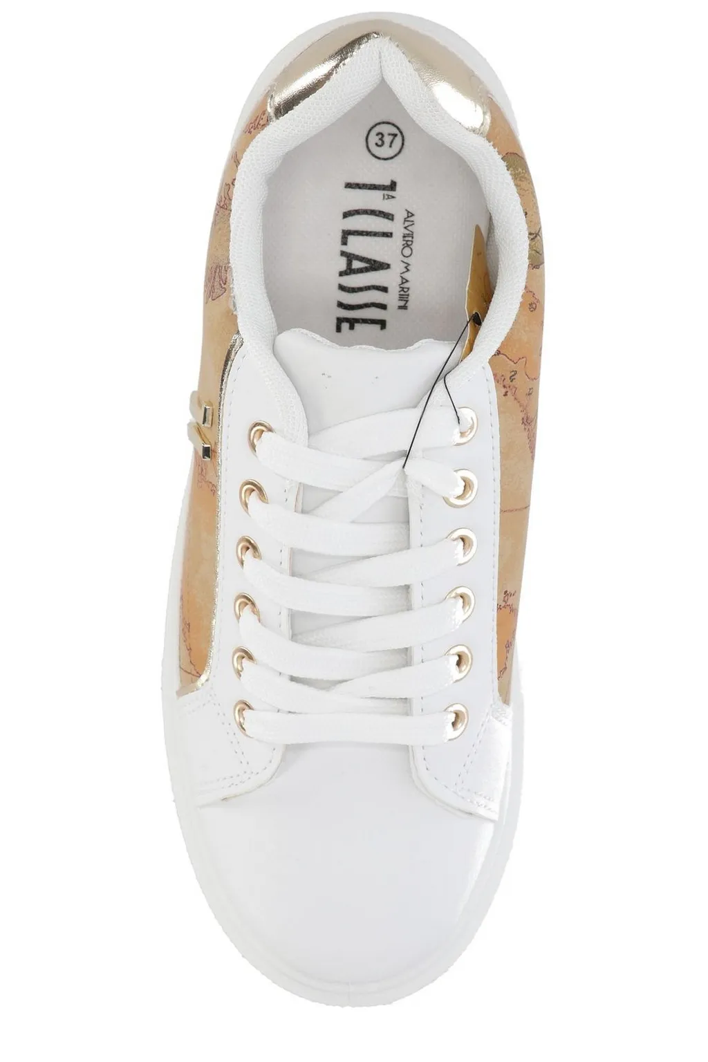 Alviero Martini Map Print Sneakers