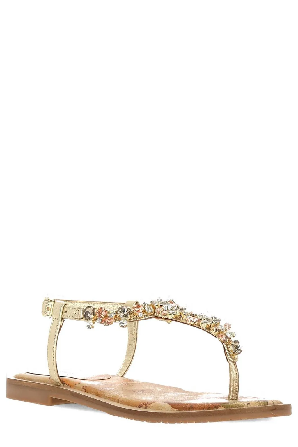 Alviero Martini Embellished Thong Sandals