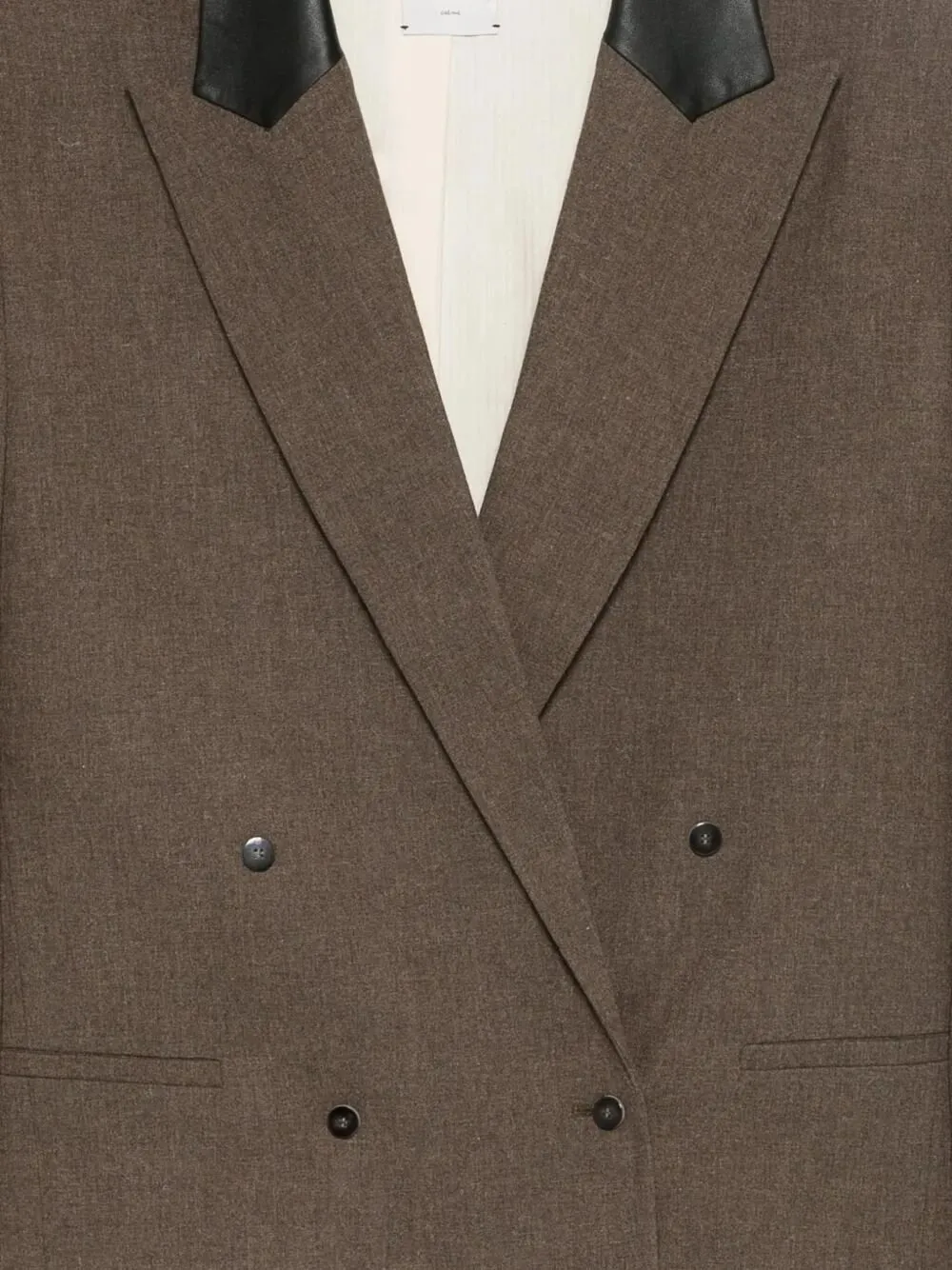 Alysi V-Neck Double Breasted Jacket