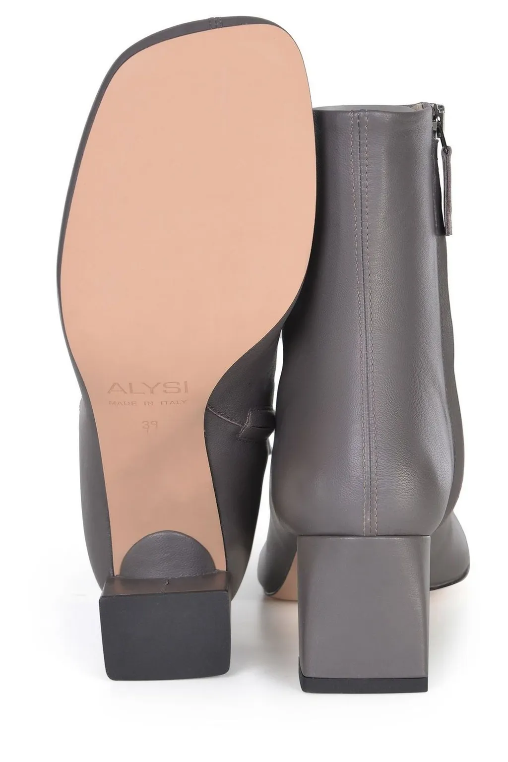 Alysi Square Heel Ankle Boots