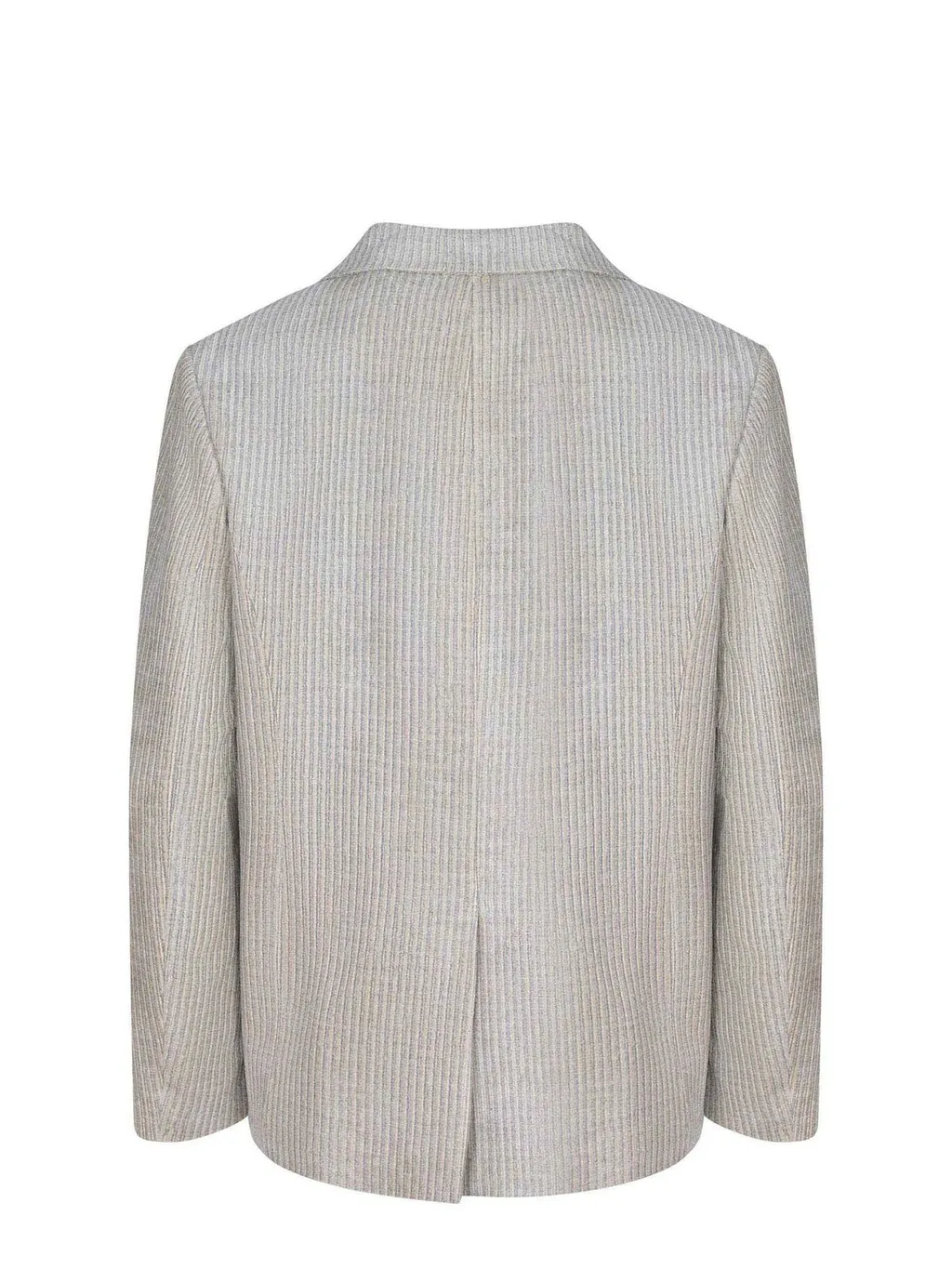 Alysi Striped Single-Breasted Blazer