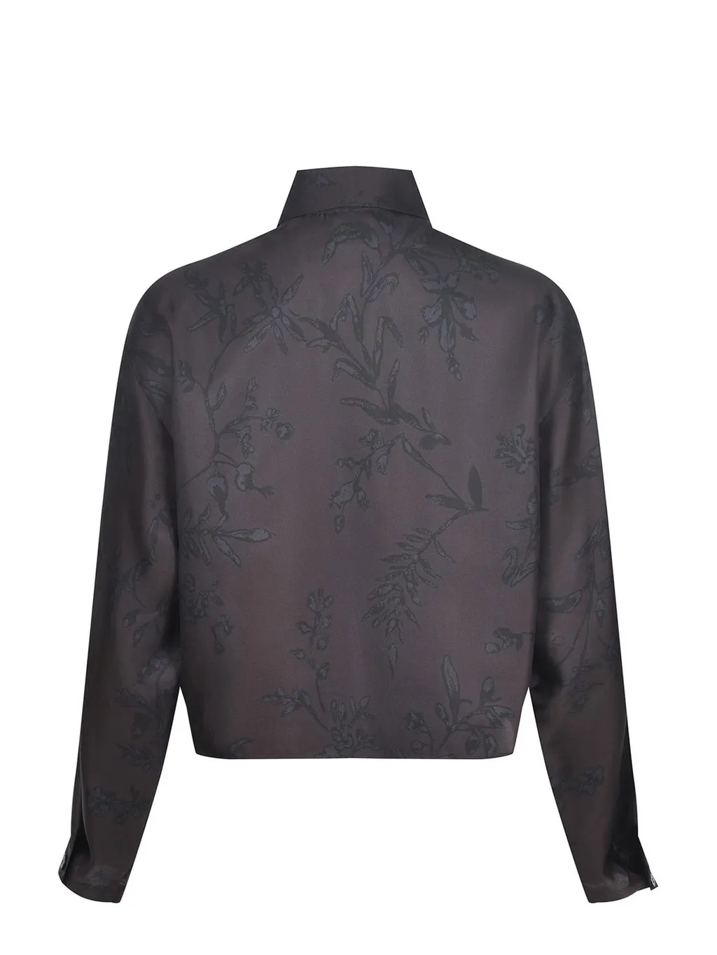 Alysi Contrasted Pattern Buttoned Shirt
