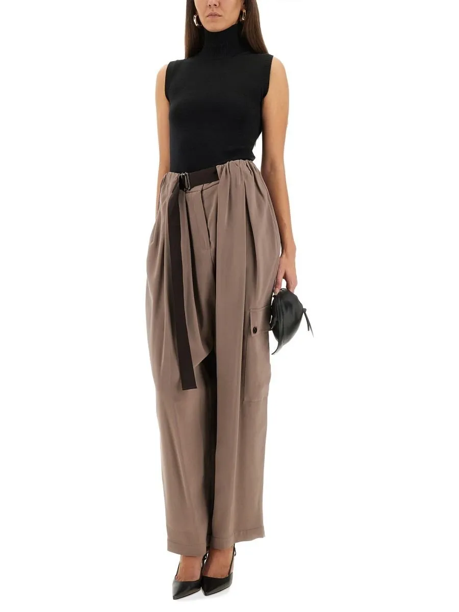 Alysi Belted Cargo Pants