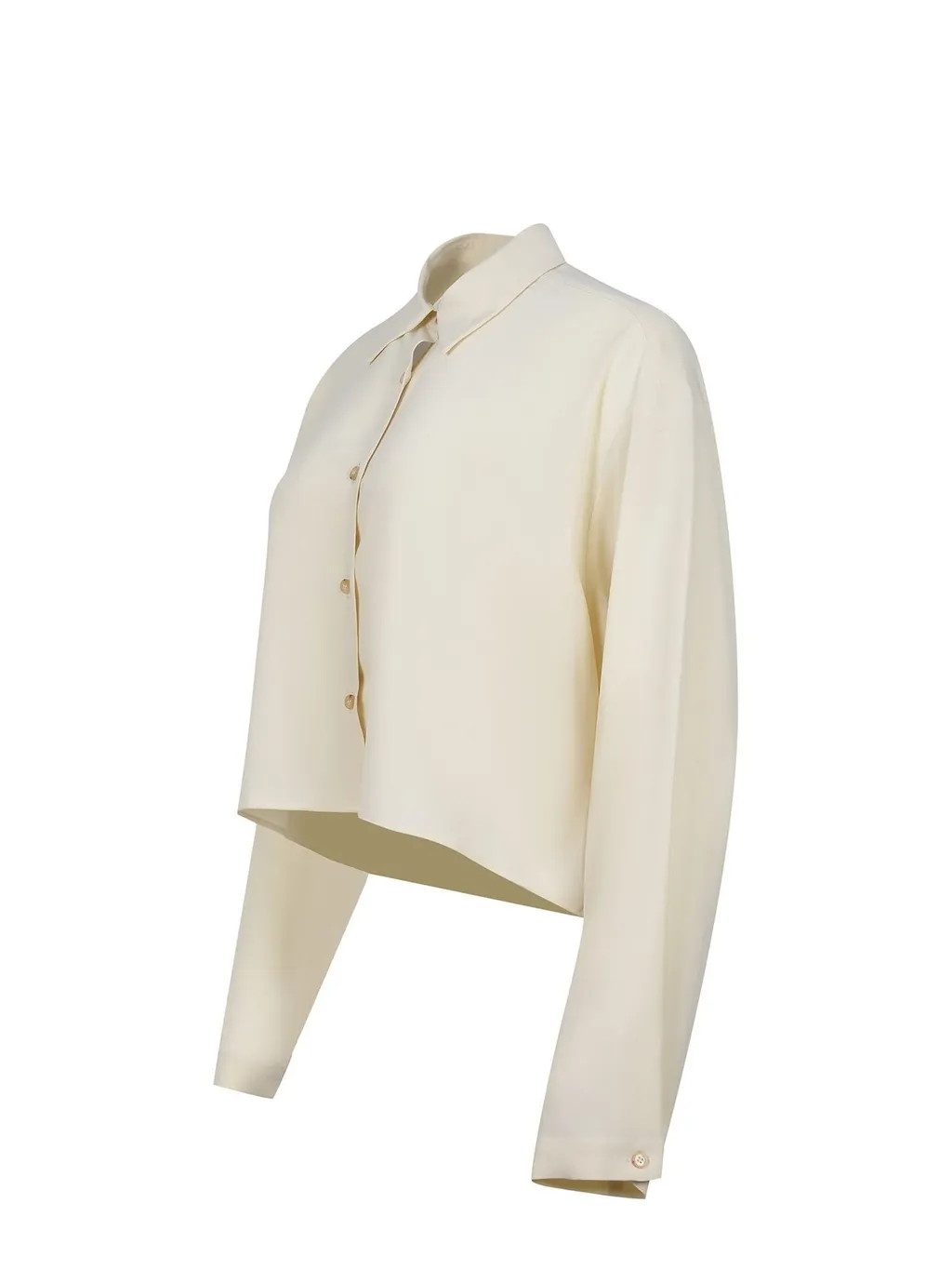 Alysi Long Sleeve Cropped Shirt