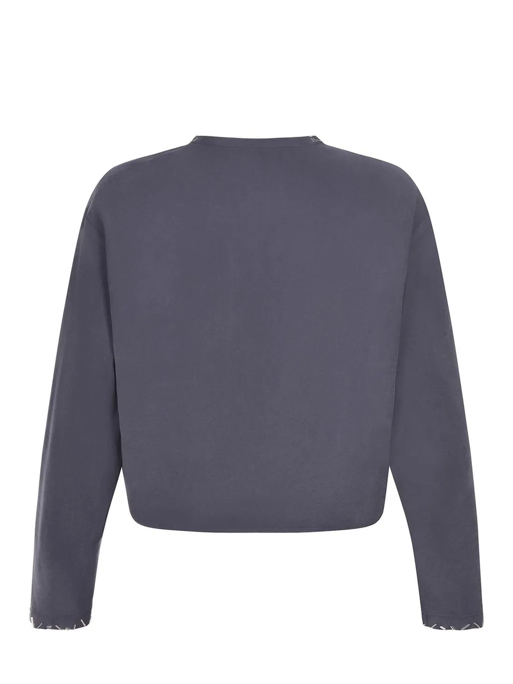 Alysi Cropped Embellished-Trim Top
