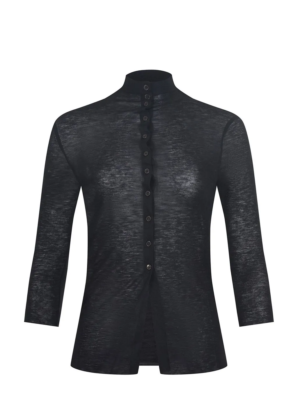 Alysi Long Sleeve Fine-Knit Top