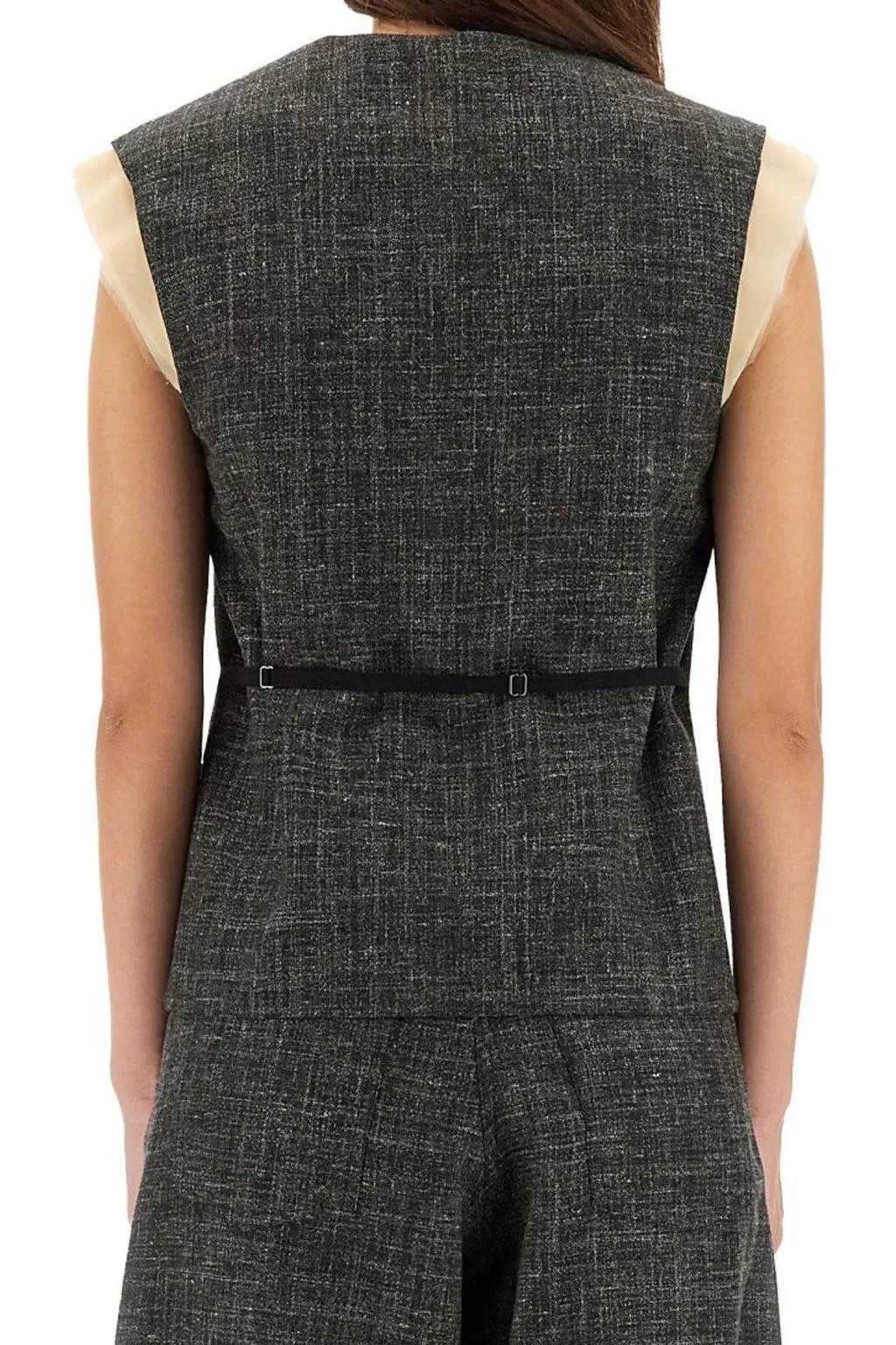 Alysi V-Neck Buttoned Vest
