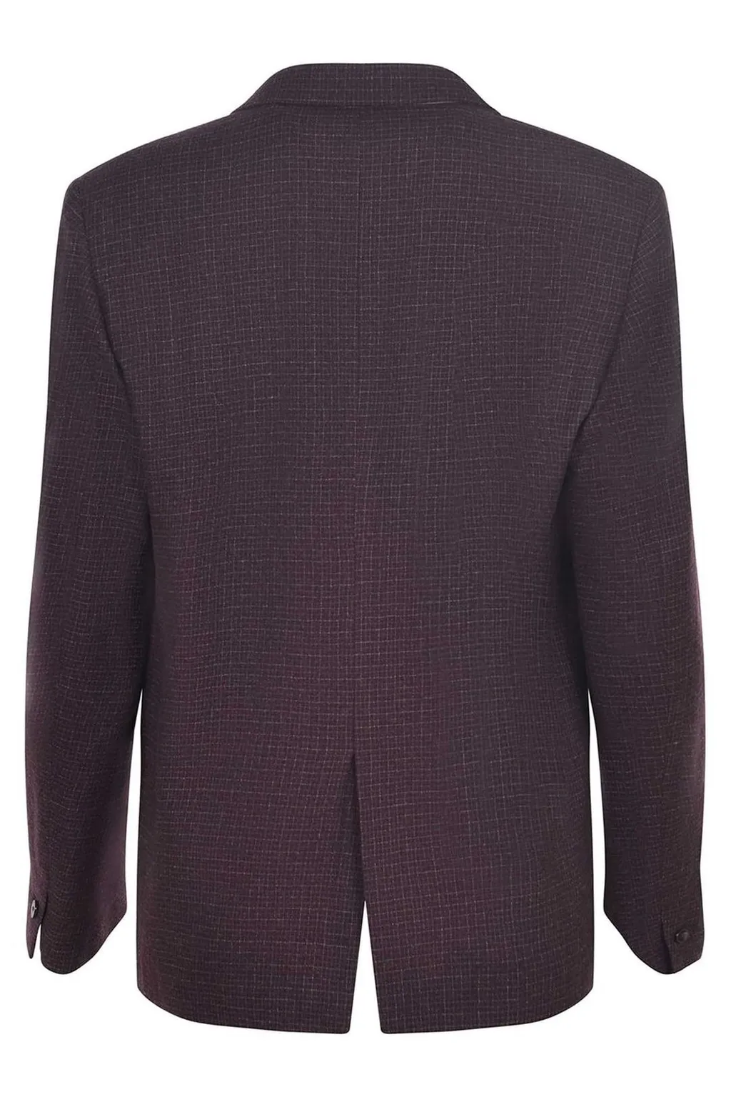Alysi Single-Breasted Checked Blazer