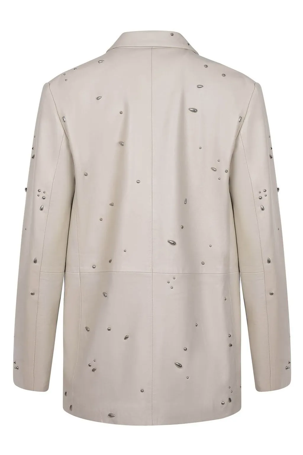 Alysi Quilted Long Sleeve Embellished Jacket