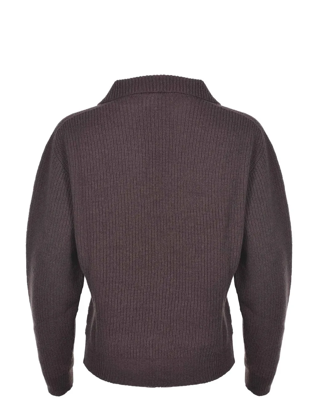 Alysi Quilted Long Sleeve Ribbed Jumper