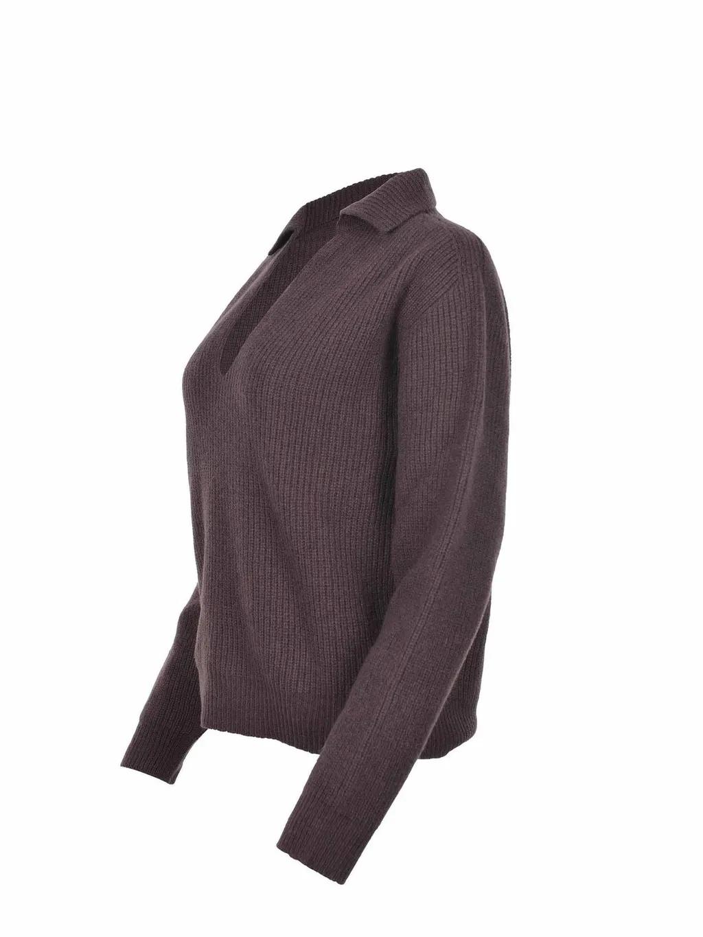 Alysi Quilted Long Sleeve Ribbed Jumper