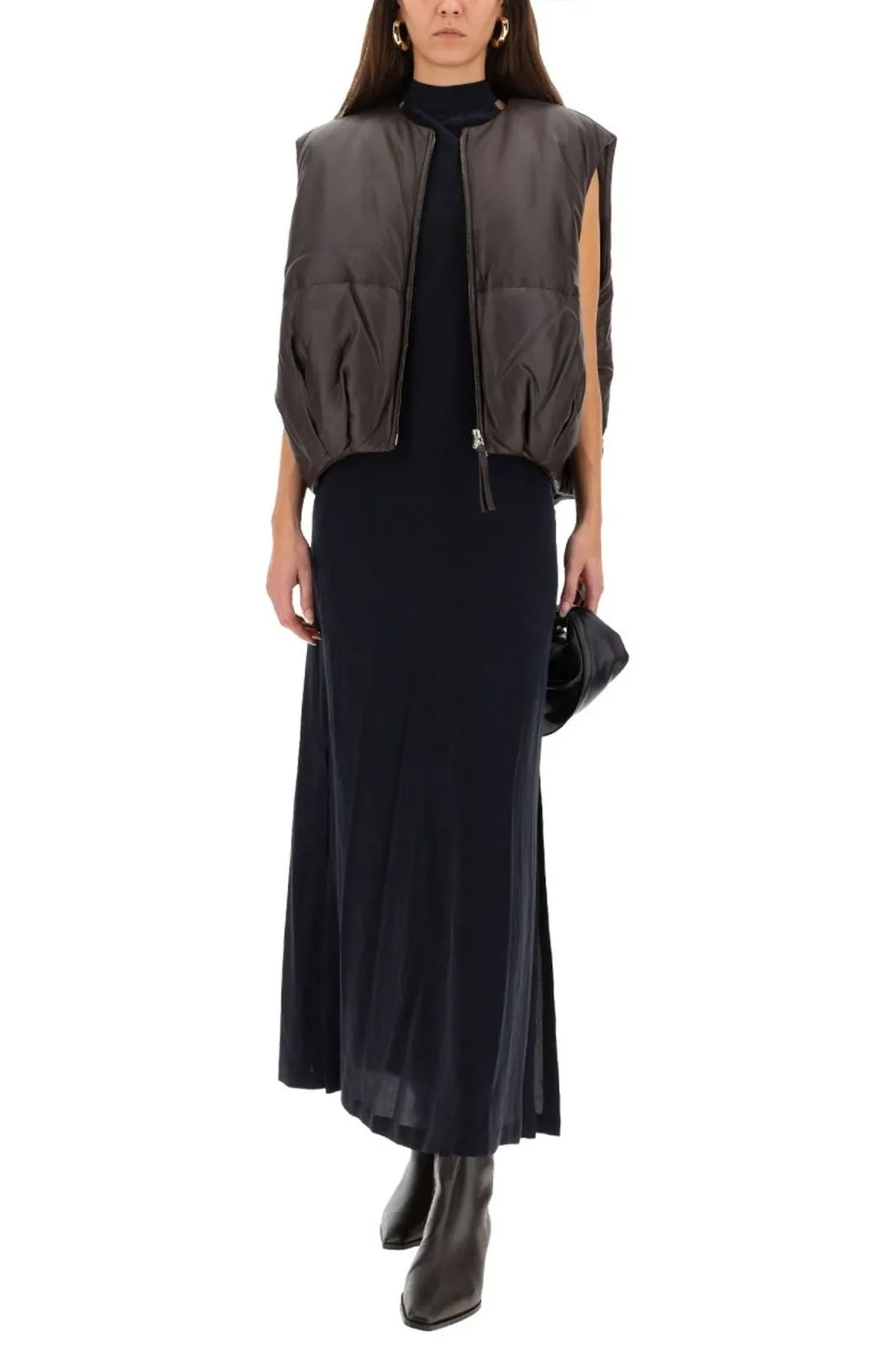 Alysi Quilted Zip-Up Vest