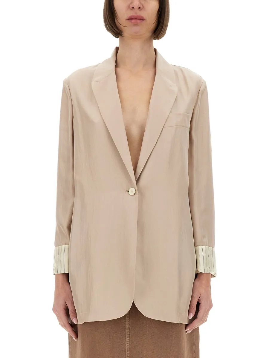 Alysi Single-Breasted Tailored Blazer