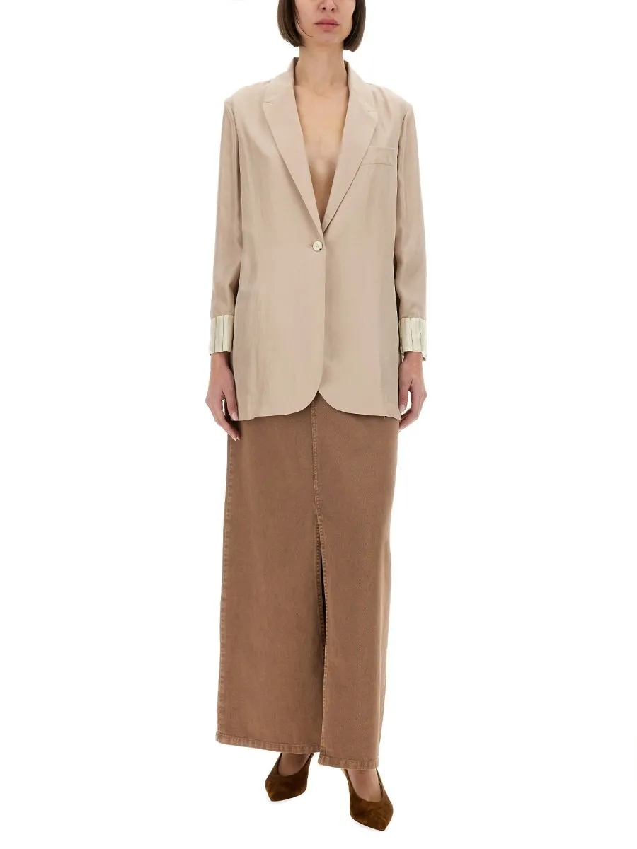 Alysi Single-Breasted Tailored Blazer