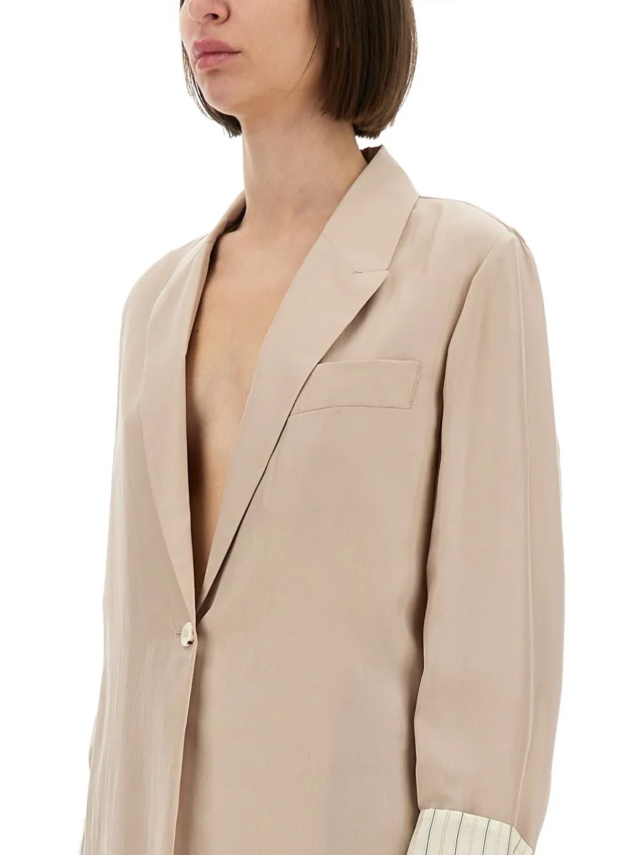 Alysi Single-Breasted Tailored Blazer