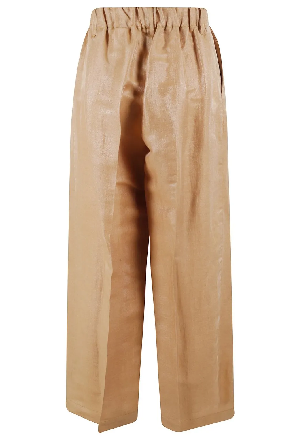 Alysi Lurex-Detailed Pleated Trousers