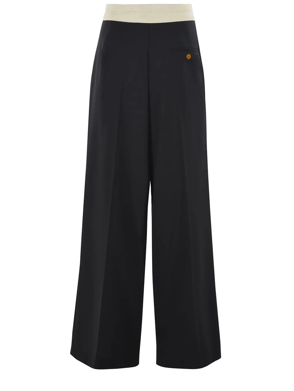 Alysi Color-Block Wide Leg Trousers