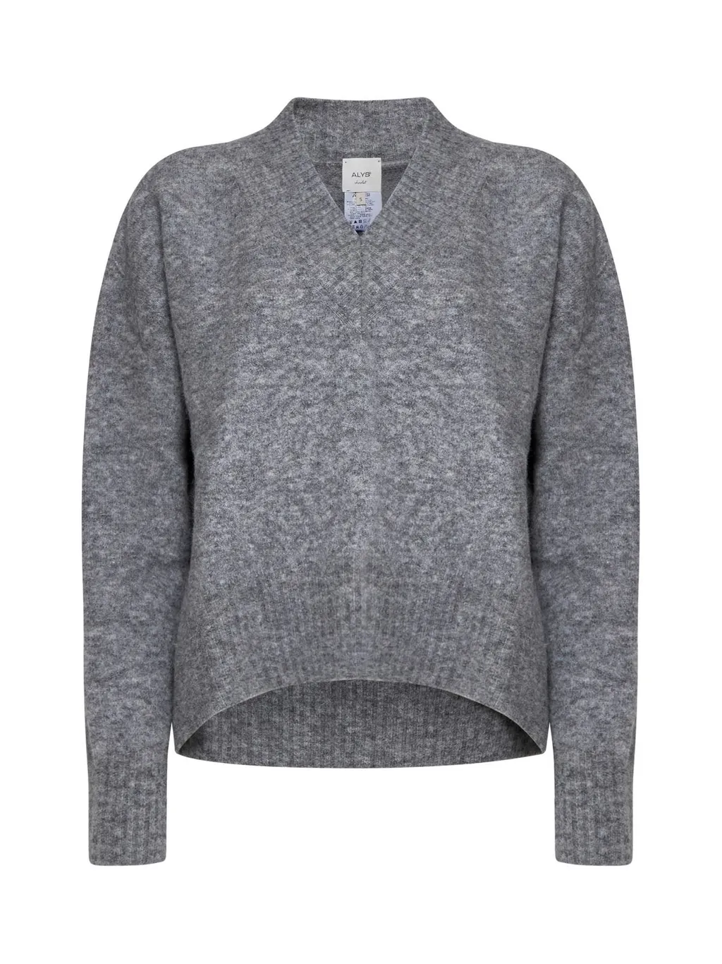 Alysi V-Neck Long Sleeved Knitted Jumper