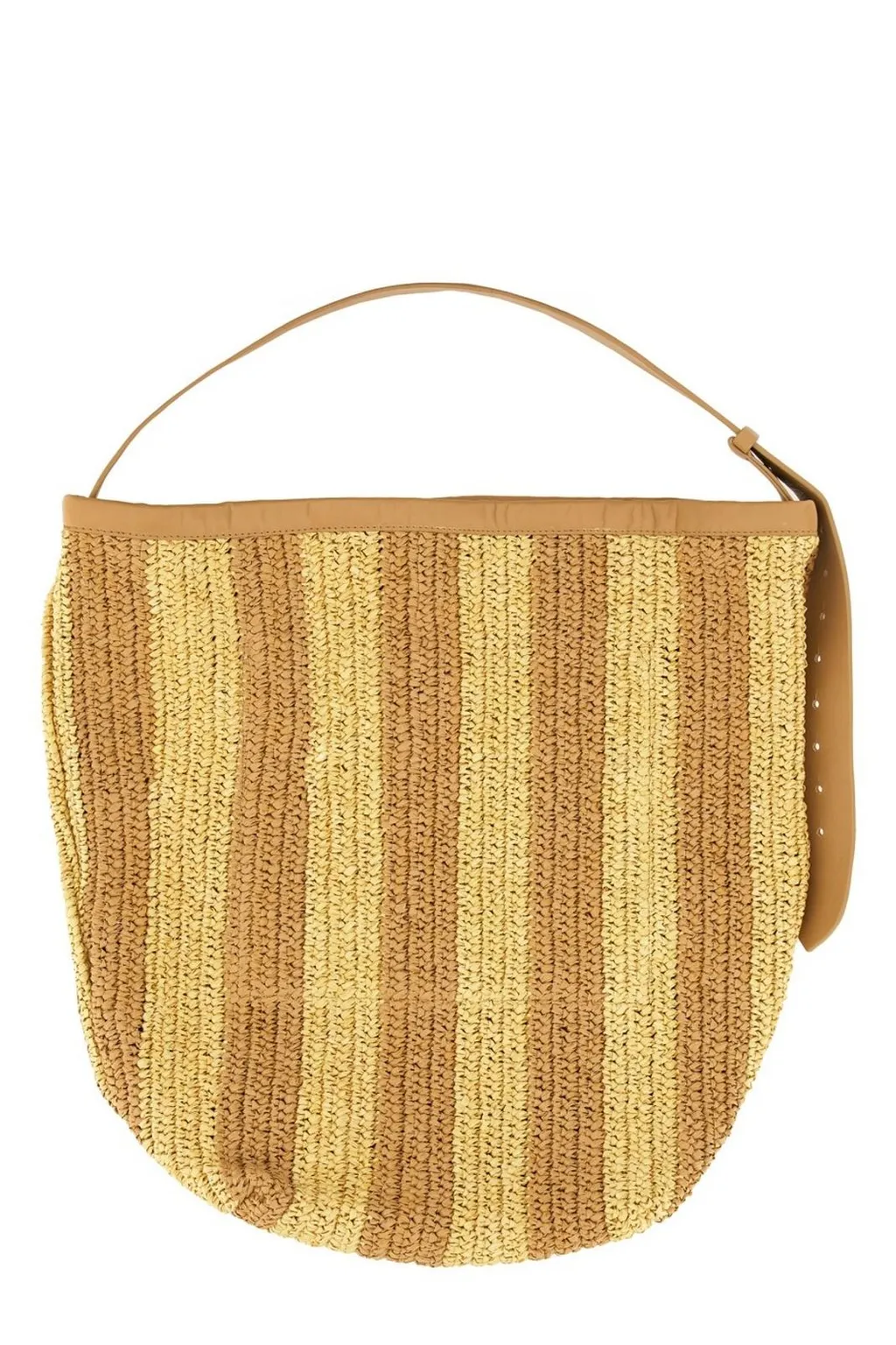 Alysi Striped Woven Shoulder Bag