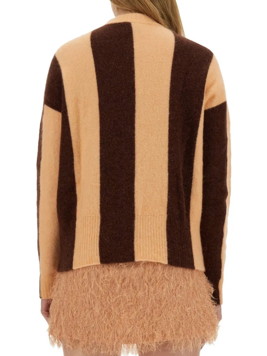 Alysi Stripe Detailed Knitted Jumper