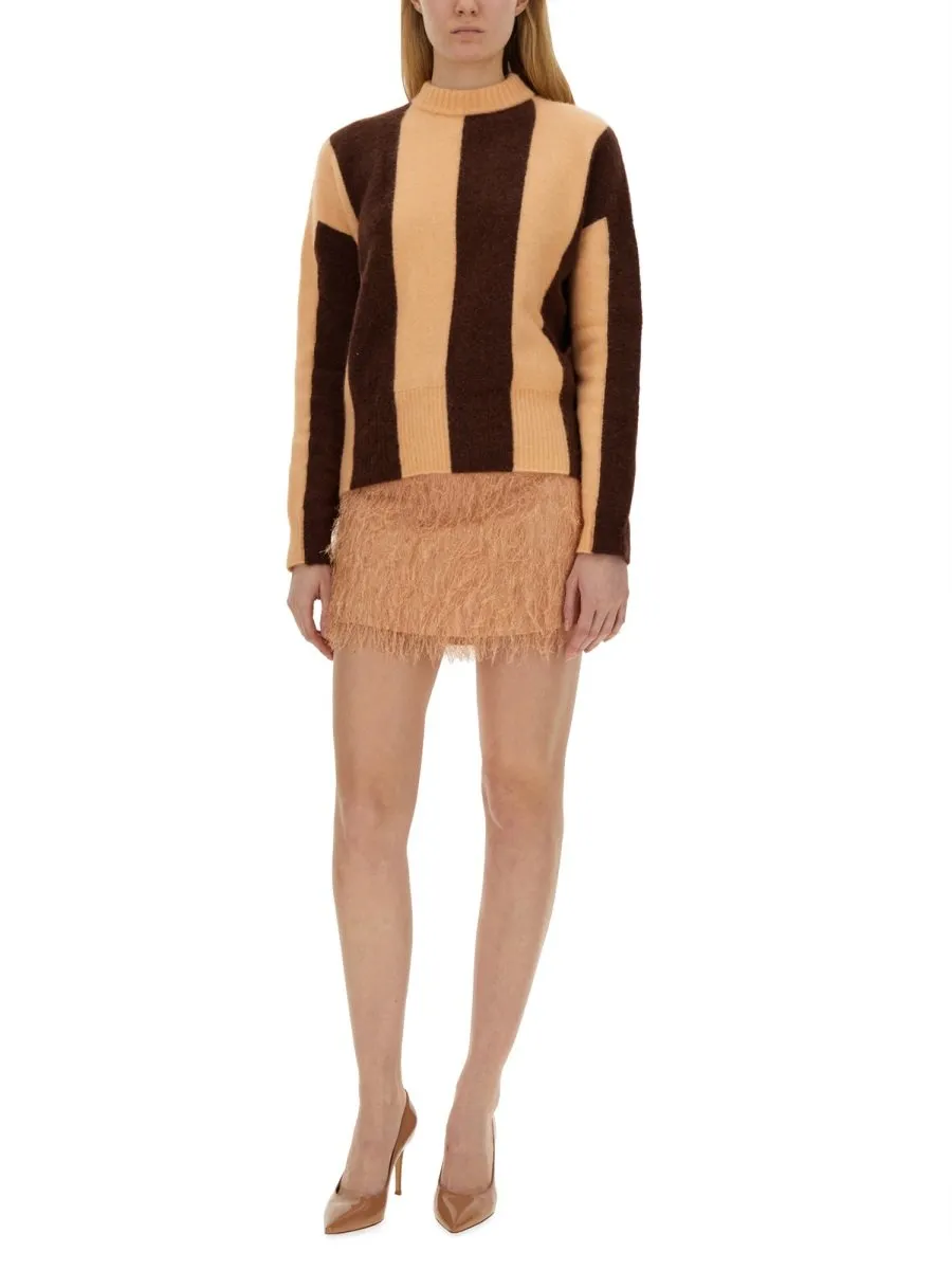 Alysi Stripe Detailed Knitted Jumper