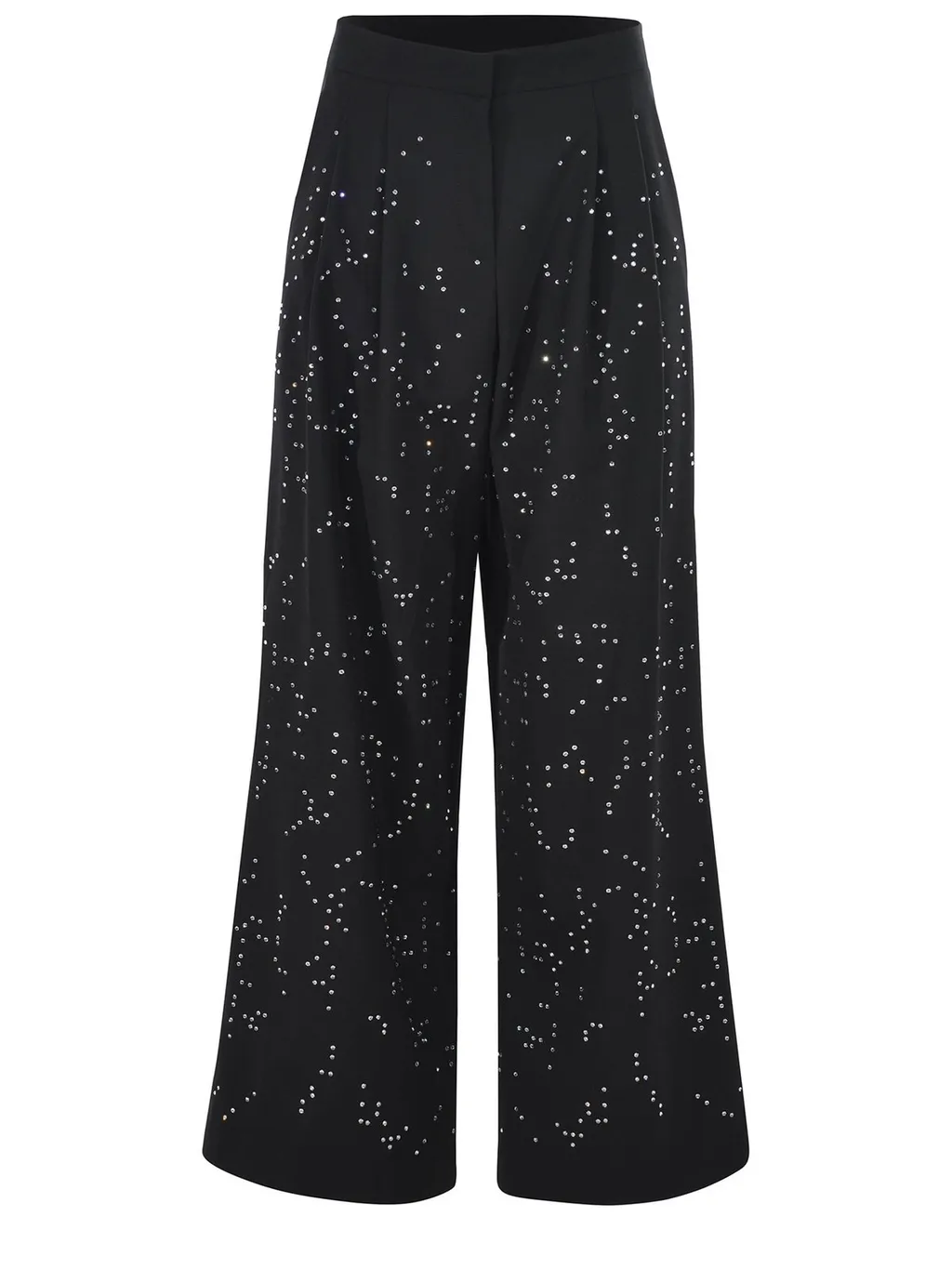 Alysi Wide-Leg Embellished Trousers