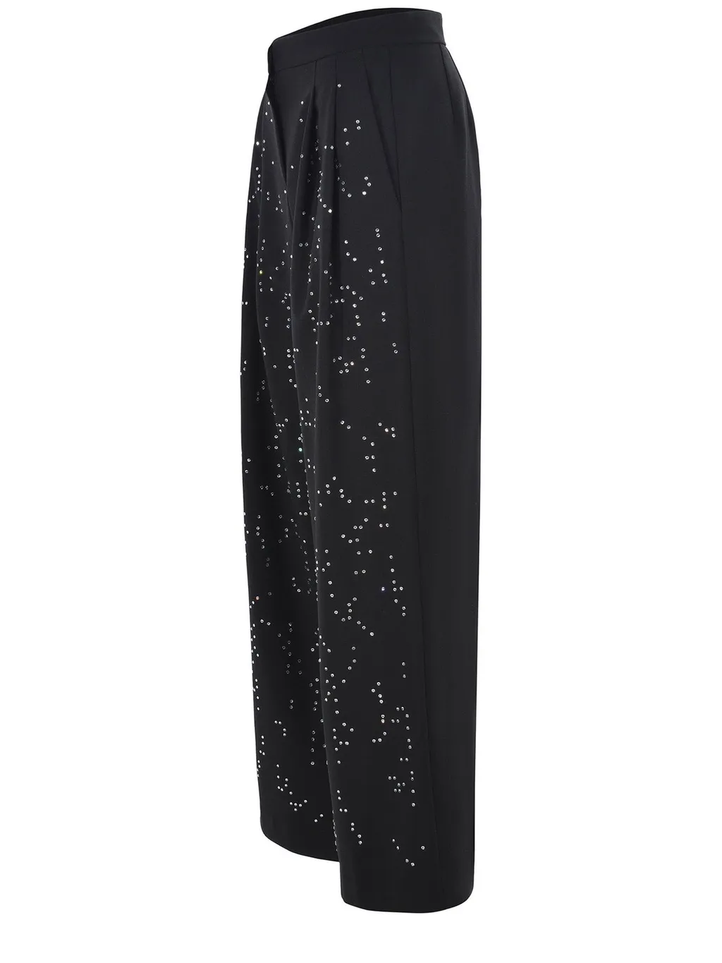 Alysi Wide-Leg Embellished Trousers