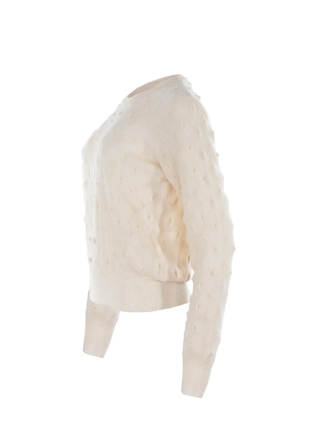 Alysi Spiked-Effect Crewneck Knitted Jumper
