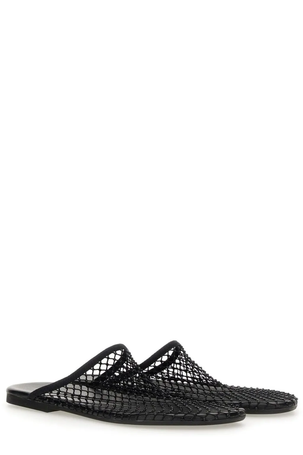 Alysi Net-Detailed Slip-On Sabots